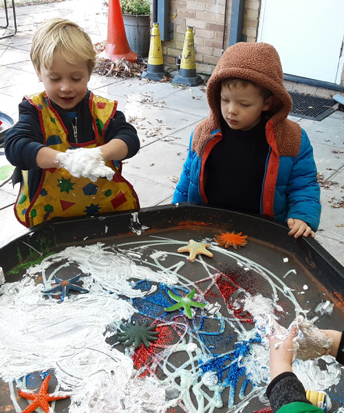 Self-regulatory practice and sensory play